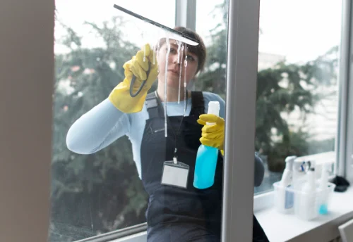 Nettoyage de vitres intérieures et extérieures à Bessais-le-Fromental